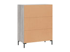 Gray Engineered Wood Sideboard, 69.5 x 34 x 90 cm