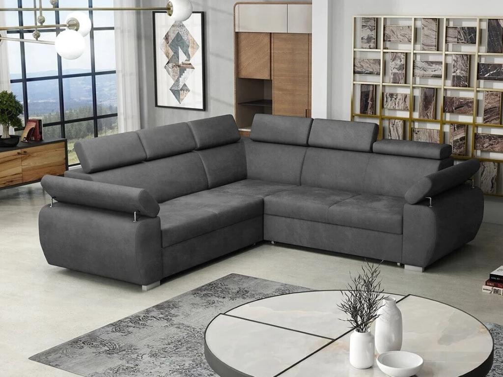 Gray Sofa, 260 x 260 x 85 cm