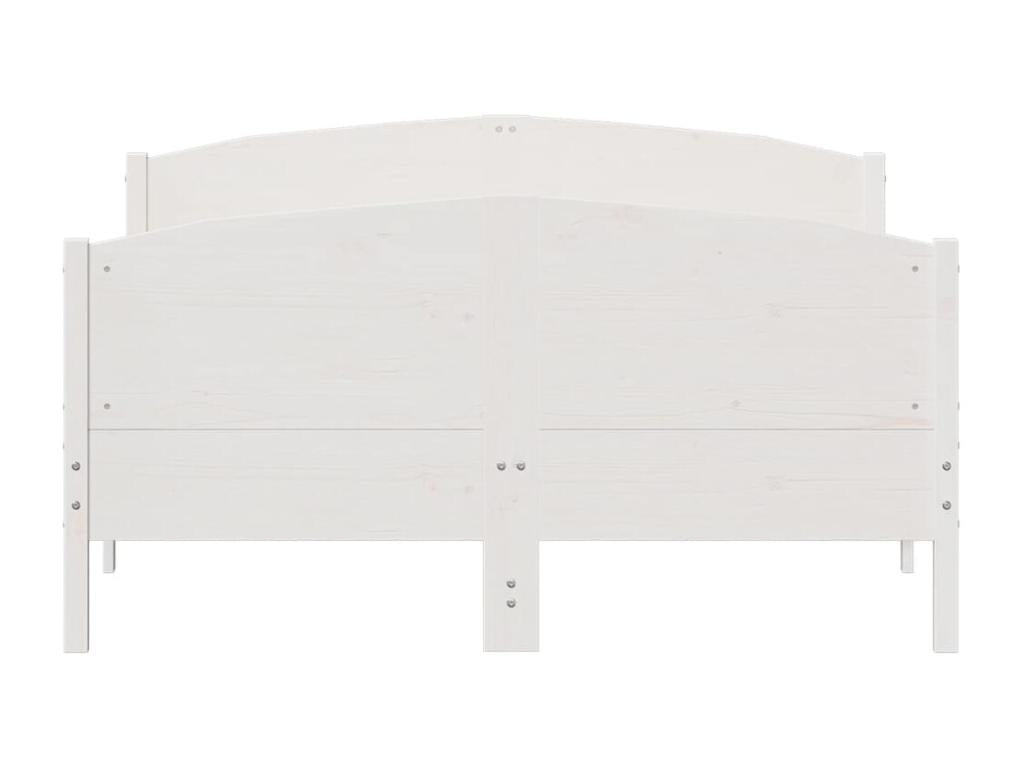 White Pine Wood Bed Frame, 150 x 200 cm